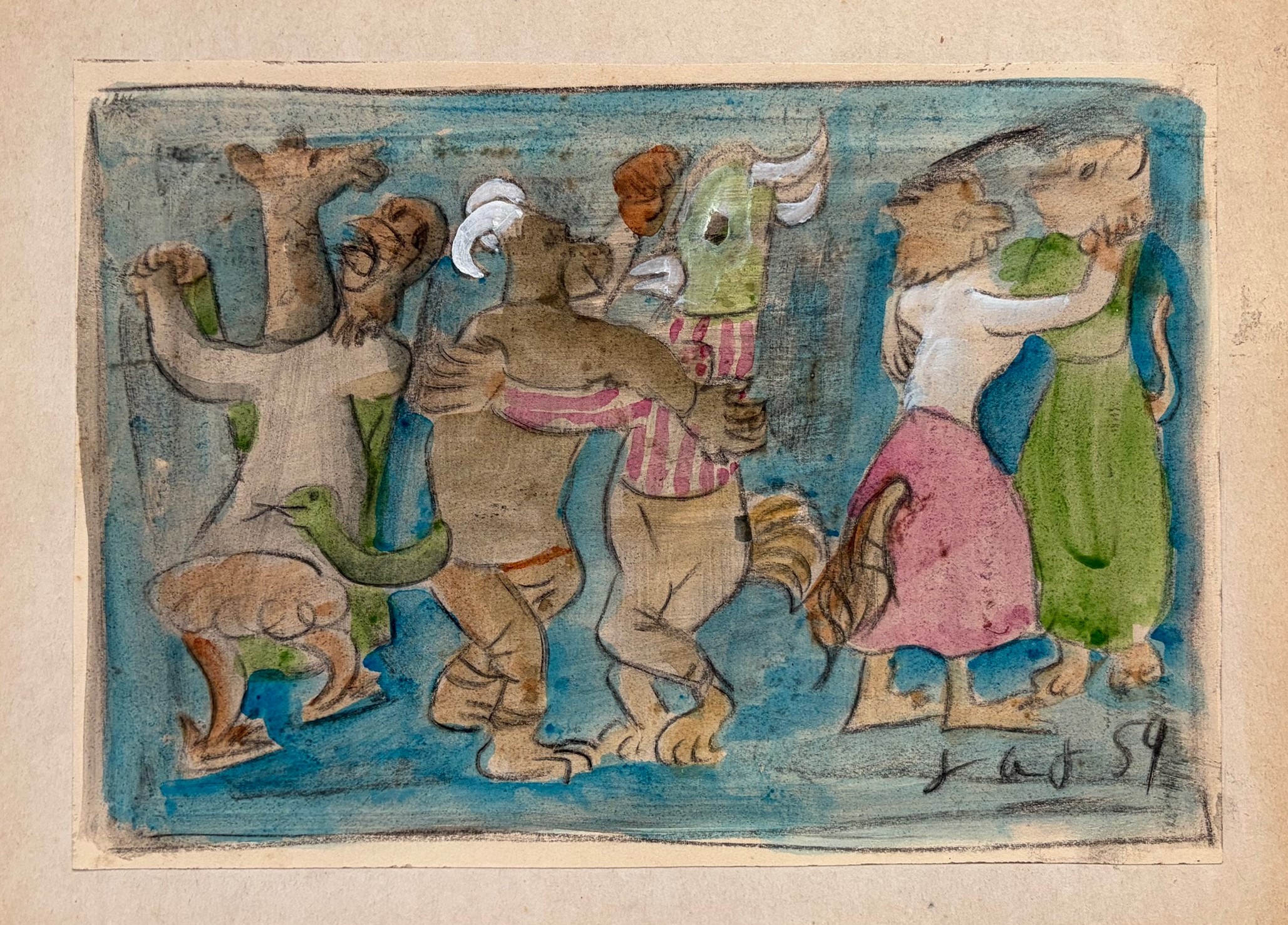 28-Baile de carnaval 21x30 cm